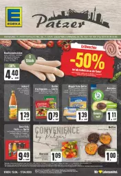 Gazetka promocyjna Edeka - Angebote der Woche - Gazetka - ważna od 17.06 do 17.06.2023 - strona 1 - produkty: angebot, angebote, Becher, bett, bier, brot, butter, coca-cola, cola, eier, eis, erde, flasche, haribo, lebensmittel, leine, obst, salat, salz, Streichzart, tee, Ti