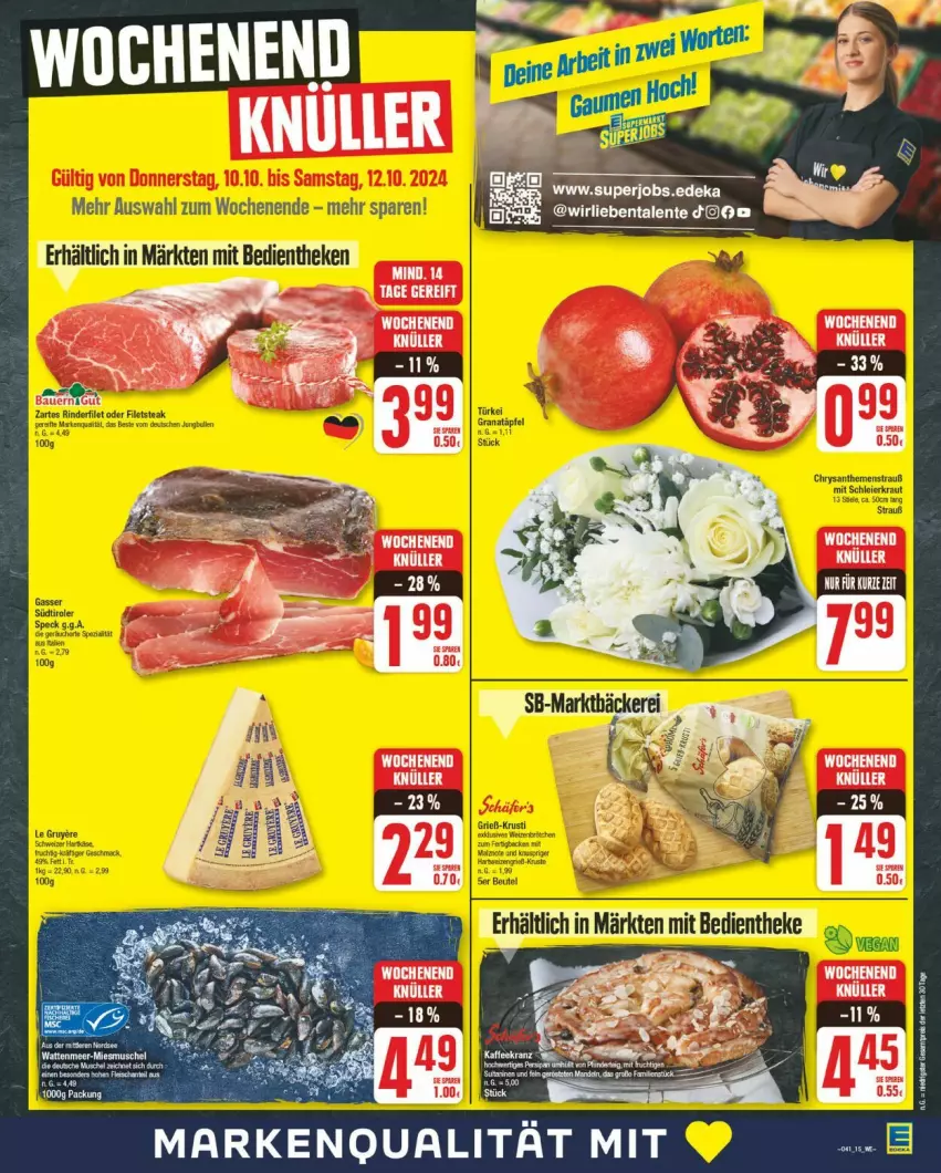 Aktueller Prospekt Edeka - Prospekte - von 07.10 bis 12.10.2024 - strona 15 - produkty: Ti