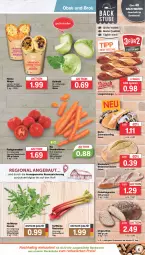 Gazetka promocyjna Famila - Prospekte - Gazetka - ważna od 27.04 do 27.04.2024 - strona 5 - produkty: auer, backwaren, baguette, Bau, beutel, bio, brot, brötchen, cola, eis, ente, kohlrabi, Laugenstange, LG, Meister, Mett, möhren, obst, Ofen, reis, rhabarber, rucola, Schal, Schale, Schmetterling, snack, steinofen, stube, Ti, tomate, tomaten, uhr, wrap, wraps, ZTE