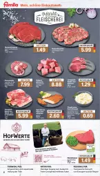 Gazetka promocyjna Famila - Prospekte - Gazetka - ważna od 27.04 do 27.04.2024 - strona 6 - produkty: Bad, Bau, braten, eis, ente, fleisch, gulasch, Hähnchenschnitzel, hüftsteak, kartoffel, kartoffelsalat, kotelett, kräuter, kräutern, mayonnaise, natur, rind, rinder, rinderbraten, rindfleisch, salat, schnitzel, schwein, schwein und rind, schweine, Schweinebauch, steak, suppe, Ti, Tiere, vom schwein und rind, wein, weine, Yo