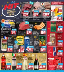 Gazetka promocyjna Hit - Wochenprospekt - Gazetka - ważna od 27.12 do 27.12.2025 - strona 1 - produkty: alkohol, Beemster, beutel, bohne, bohnen, brut, caffe, champagne, chio chips, chips, chipsfrisch, coca-cola, cola, Donut, donuts, doppio passo, drink, eis, erdnuss, espresso, feinkost, filet, flasche, fleisch, flippies, Fondue, freixenet, frucht, früchte, funny-frisch, Geflügel, glasflasche, gouda, grill, grillo, hähnchenbrust, halbfester schnittkäse, holländischer schnittkäse, im zarten saitling, jacobs, käfer, kaffee, Käse, leerdammer, mac, mango, milch, natur, nuss, oder espresso, Ofen, passo, pfeffer, primitivo, red bull, reis, reiss, Ria, rind, rinder, rinderfilet, rosato, sahne, schlagsahne, schnittkäse, schwein, schweine, ssd, steak, steakhüfte, steaks, Ti, weidemilch, weihenstephan, weihnachten, wein, weine, wiener, ZTE