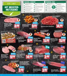 Gazetka promocyjna Hit - Wochenprospekt - Gazetka - ważna od 27.12 do 27.12.2025 - strona 4 - produkty: auer, Bau, Bauer, beef, bio, braten, burger, cevapcici, eis, ente, feta, filet, fleisch, Geflügel, geschnetzeltes, gewürz, gulasch, hackfleisch, hamburger, hüftsteak, hüftsteaks, kalbsschnitzel, Käse, Kette, küche, Küchen, lachs, lack, lamm, lammlachse, mais, Meister, milch, monitor, natur, pfeffer, pute, reis, Ria, rind, rinder, rinderhackfleisch, rindfleisch, ring, roastbeef, rouladen, rum, rumpsteak, Schal, Schale, schinken, schnitzel, schwein, schweine, schweinefilet, Spezi, Sport, steak, steaks, Ti, Tiere, tisch, wein, weine, Zelt, ZTE