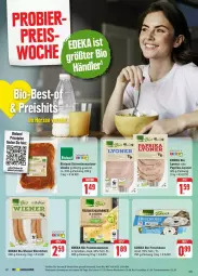 Gazetka promocyjna Edeka - Prospekte - Gazetka - ważna od 15.06 do 15.06.2024 - strona 16 - produkty: bio, bioland, deka, edeka bio, eis, frischkäse, gewürz, grill, Käse, lebensmittel, lyoner, paprika, reis, schwein, schweine, schweinenacken, steak, steaks, Ti, wein, weine, wiener, wiener würstchen, würstchen, Yo, ZTE