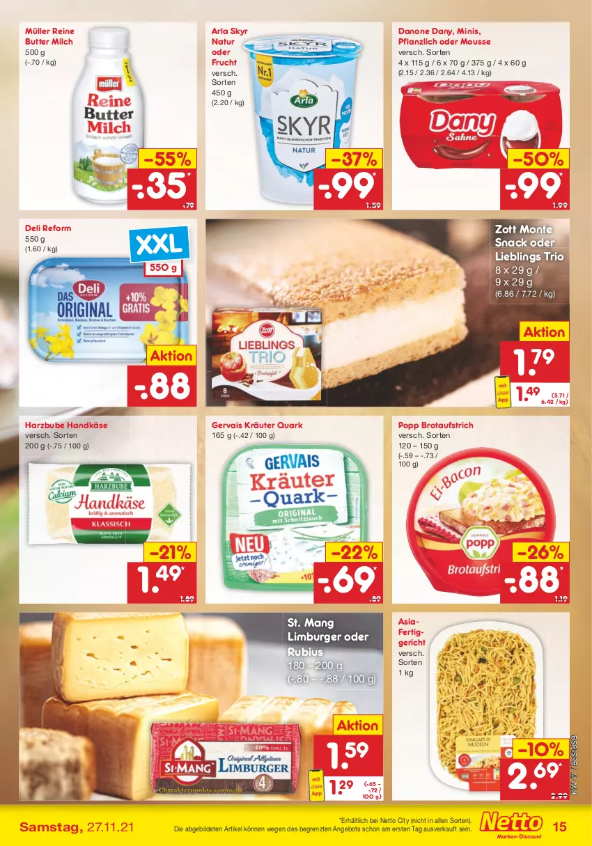 Aktueller Prospekt Netto Marken-Discount - Filial Angebote - von 22.11 bis 27.11.2021 - strona 17