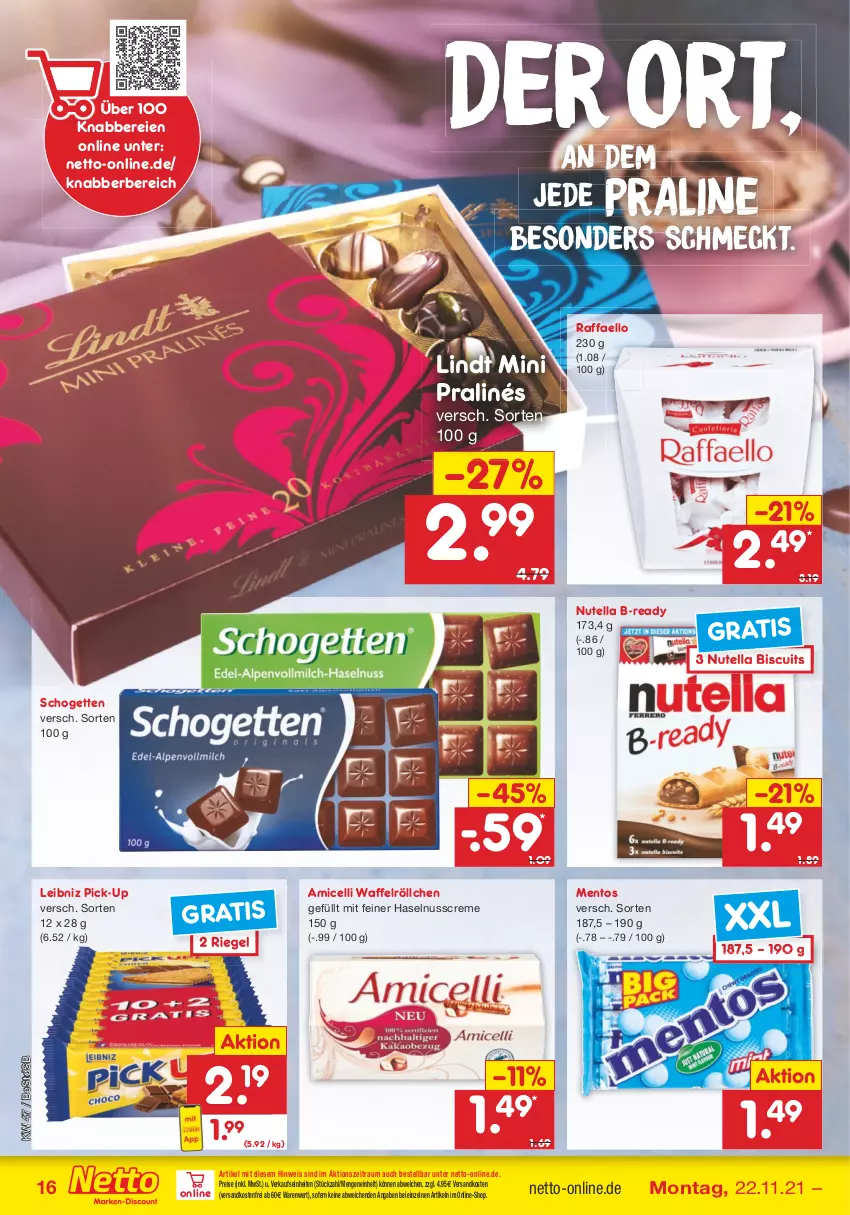 Aktueller Prospekt Netto Marken-Discount - Filial Angebote - von 22.11 bis 27.11.2021 - strona 18