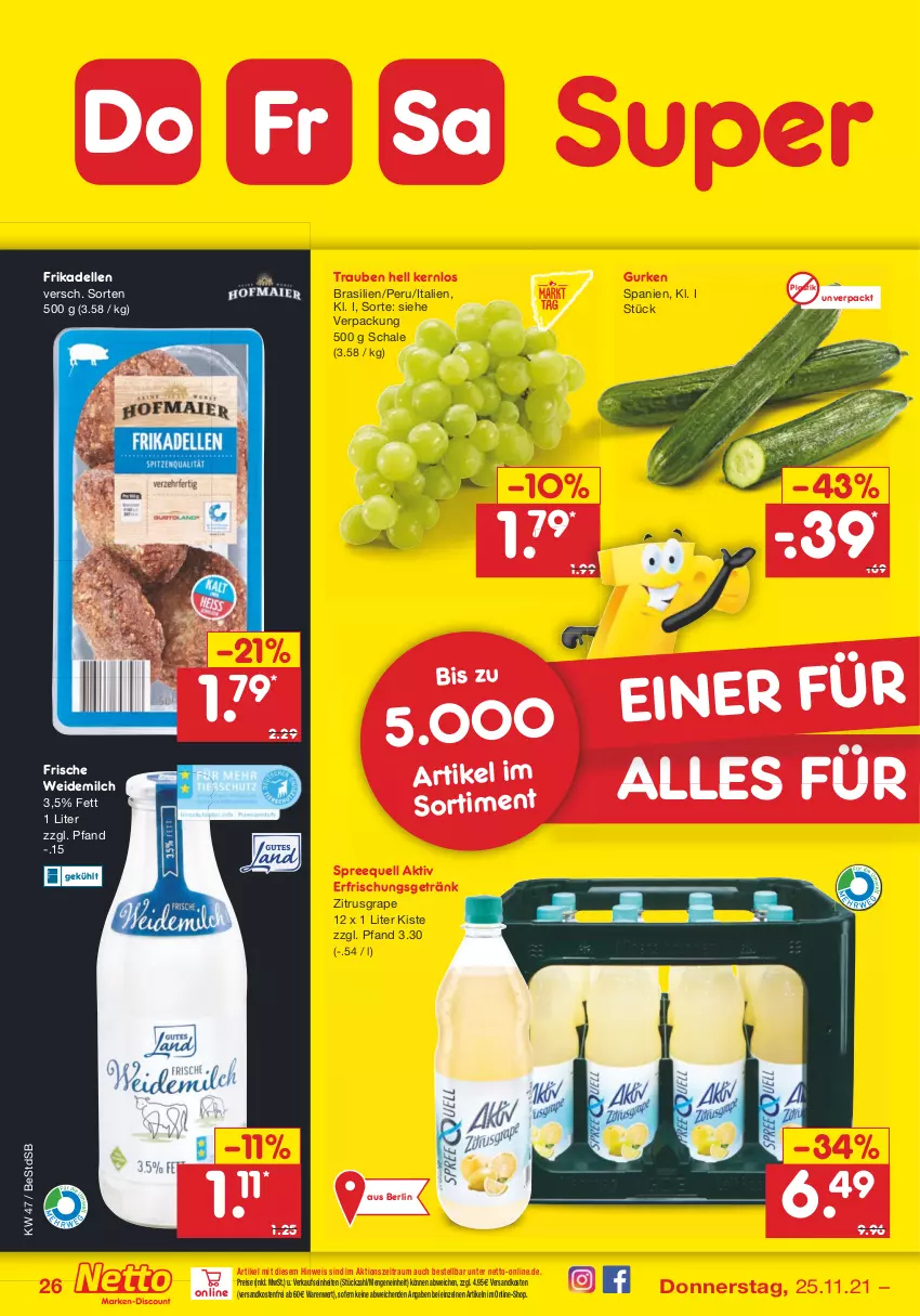 Aktueller Prospekt Netto Marken-Discount - Filial Angebote - von 22.11 bis 27.11.2021 - strona 28