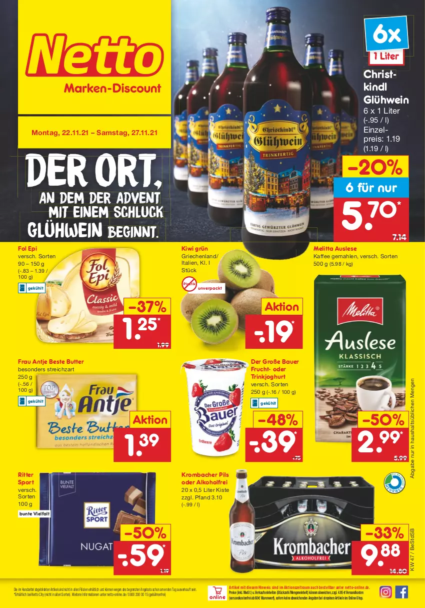 Aktueller Prospekt Netto Marken-Discount - Filial Angebote - von 22.11 bis 27.11.2021 - strona 3