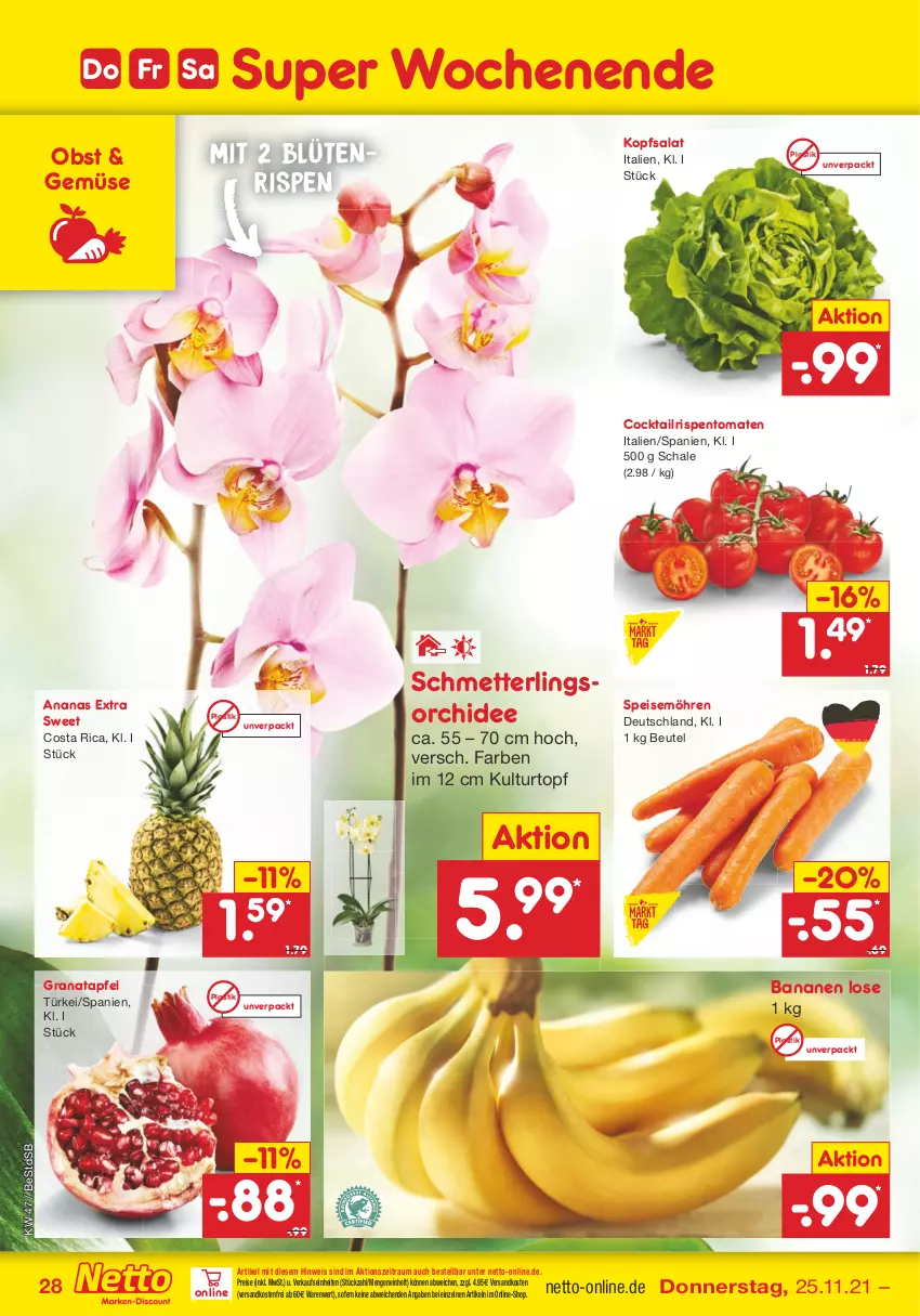 Aktueller Prospekt Netto Marken-Discount - Filial Angebote - von 22.11 bis 27.11.2021 - strona 30