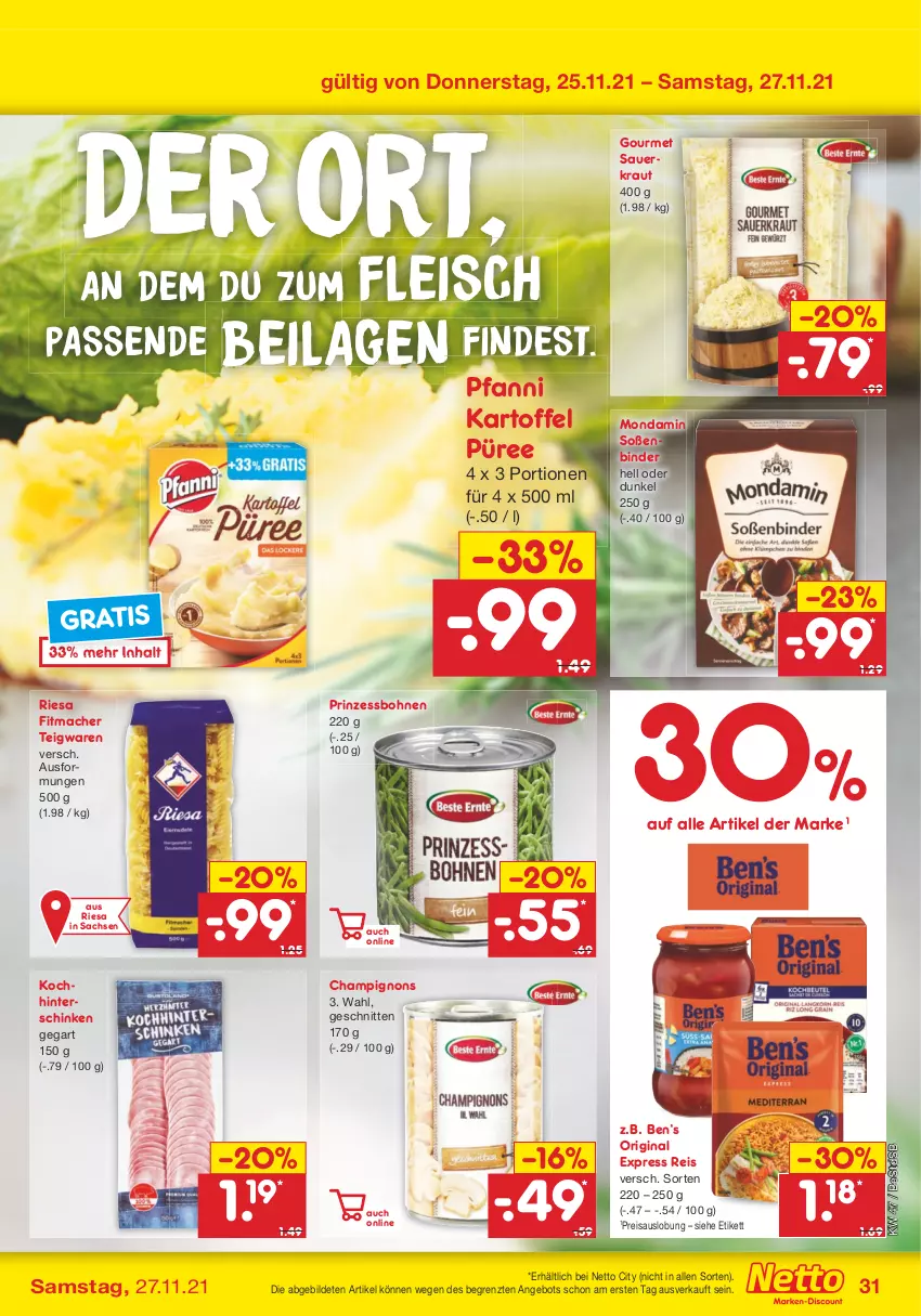 Aktueller Prospekt Netto Marken-Discount - Filial Angebote - von 22.11 bis 27.11.2021 - strona 33