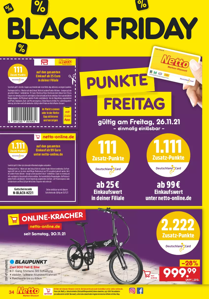 Aktueller Prospekt Netto Marken-Discount - Filial Angebote - von 22.11 bis 27.11.2021 - strona 36