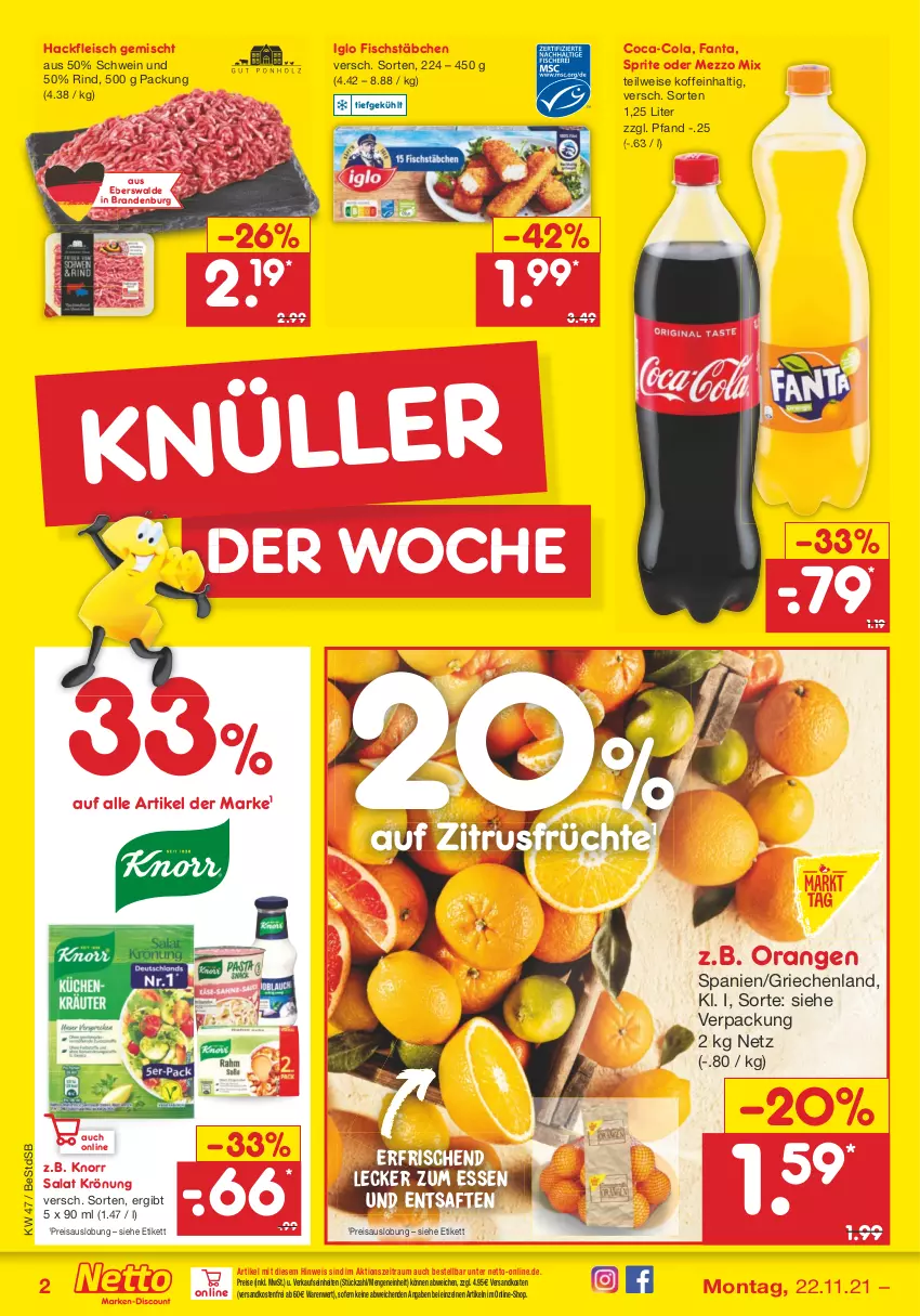 Aktueller Prospekt Netto Marken-Discount - Filial Angebote - von 22.11 bis 27.11.2021 - strona 4