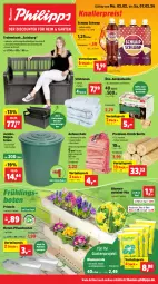 Gazetka promocyjna Thomas Philipps - Gazetka - ważna od 07.02 do 07.02.2026 - strona 1 - produkty: Anfeuerholz, aufbewahrungsbox, Bank, blume, blumen, blumenerde, braun, briketts, decke, Deckel, eis, elle, erde, Garten, gartenbank, Holz, Holzbriketts, jumbo, kissen, knallerpreis, Narzissen, Ofen, Palette, Pflanzkasten, Primeln, reis, rückenlehne, sac, salz, Schwip Schwap, sitzkissen, Ti, topf, vorteilspreis, wolle, zwiebel