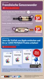Gazetka promocyjna Rewe - Prospekte - Gazetka - ważna od 11.11 do 11.11.2023 - strona 22 - produkty: angebot, Apple, beere, beeren, cabernet, coupon, cuvée, decke, elle, Finish, flasche, frucht, gewürz, gin, lebensmittel, leine, merl, merlot, nuss, payback, rotwein, sauvignon, sauvignon blanc, telefon, Ti, topf, wein, weine