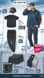 Gazetka promocyjna Netto - Woche 14 - Gazetka - ważna od 08.04 do 08.04.2023 - strona 23 - produkty: Anzug, Bau, baumwolle, Cap, gin, hose, Jogginghose, Ria, shirt, shorts, socken, T-Shirt, Ti, Trikot, wolle