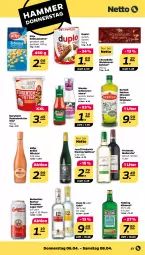 Gazetka promocyjna Netto - Woche 14 - Gazetka - ważna od 08.04 do 08.04.2023 - strona 27 - produkty: bertolli, bohne, bohnen, budweiser, duplo, eis, ente, erde, erdnuss, freixenet, gin, käfer, natives olivenöl, nuss, olive, oliven, olivenöl, olivenöl extra, ouzo, ouzo 12, pfirsich, riesling, salz, sauce, schlemmersauce, studentenfutter, Ti, ültje, wein, weinbrand