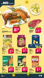 Gazetka promocyjna Netto - Woche 14 - Gazetka - ważna od 08.04 do 08.04.2023 - strona 6 - produkty: barilla, beutel, burger, feinschmecker, filet, kartoffel, knorr, kochbeutel, küche, Kühne, pasta, Ria, rind, rinder, rinderfilet, rotkohl, sauce, suppe, thomy, thomy les sauces, Ti