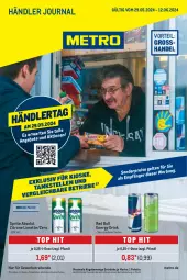 Gazetka promocyjna Metro - Händler Journal - Gazetka - ważna od 12.06 do 12.06.2024 - strona 1 - produkty: angebot, angebote, drink, elle, energy drink, getränk, getränke, limette, Metro, Mett, Palette, red bull, sprite, Ti, zitrone