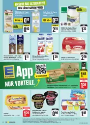 Gazetka promocyjna Edeka - Angebote der Woche - Gazetka - ważna od 14.10 do 14.10.2023 - strona 16 - produkty: angebot, Becher, bio, butter, buttermilch, coupon, coupons, Dairygold, deka, drink, edeka bio, ehrmann, eis, frucht, fruchtzwerge, gin, hafer, Haferdrink, irische butter, joghur, joghurt, kakao, milch, milram, natur, nuss, pudding, rabatt-coupon, regal, reis, salz, Schal, Schale, Streichzart, super-knüller, Ti, veggie, weidemilch, ZTE, zucker