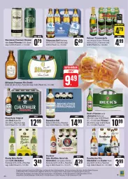 Gazetka promocyjna Edeka - Angebote der Woche - Gazetka - ważna od 14.10 do 14.10.2023 - strona 23 - produkty: alkohol, angebot, aust, beck's, bier, bitburger, burger, clausthaler, coupon, coupons, deka, eis, flasche, gin, Hefe, jever, jever pilsener, krombache, krombacher, krombacher pils, natur, natur radler, nuss, oder radler, Paula, paulaner, pils, pilsener, premium pils, rabatt-coupon, radler, reis, steiner, super-knüller, Ti, warsteiner, ZTE