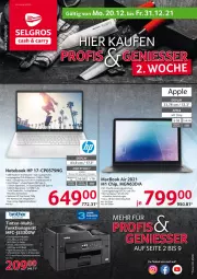 Gazetka promocyjna Selgros - Vorschau:
            Nonfood - Gazetka - ważna od 31.12 do 31.12.2021 - strona 1 - produkty: AMD Radeon, auto, batterie, deo, eis, elle, ente, HDMI, HP, kamera, kopfhörer, lautsprecher, LG, mac, macbook, macbook air, notebook, radeon, reis, Signal, spee, spiegel, Ti, tisch, uhr, usb