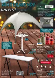 Gazetka promocyjna Selgros - Vorschau:
            Nonfood - Gazetka - ważna od 31.12 do 31.12.2021 - strona 35 - produkty: Abba, Bank, Bau, eis, grill, HP, Kette, Kugel, Kuppelzelt, latte, leine, LG, Mode, nero, Ti, timer, tisch, tischplatte, uhr, wasser, Zelt