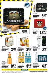 Gazetka promocyjna Metro - GastroJournal - Gazetka - ważna od 18.05 do 18.05.2022 - strona 20 - produkty: alkohol, alkoholfreie getränke, Alwa, bier, bitburger, bitburger pils, burger, drink, eis, energy drink, erdinger, fever-tree, flasche, gerolsteine, gerolsteiner, getränk, getränke, granini, krombache, krombacher, limo, mineralwasser, monster, Monster Energy, nuss, Palette, pils, regal, reis, rwe, steiner, Ti, veltins, wasser