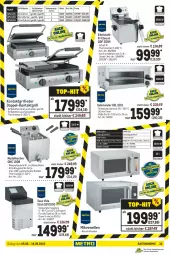 Gazetka promocyjna Metro - GastroJournal - Gazetka - ważna od 18.05 do 18.05.2022 - strona 33 - produkty: dell, edelstahl, eis, elle, fritteuse, grill, grillfläche, grillplatte, Kocher, kontaktgrill, latte, mikrowelle, Mode, nudel, nudeln, reis, thermostat, Ti, timer, wasser