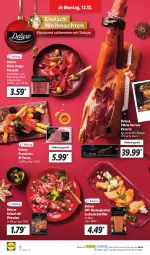 Gazetka promocyjna Lidl - Aktionsprospekt - Gazetka - ważna od 17.12 do 17.12.2022 - strona 12 - produkty: Bresaola, filet, lachs, lack, mit pistazien, ndk, pistazien, prosciutto, Prosciutto di Parma, Rana, resa, rind, rohschinken, rwe, salami, Schal, Schale, schinken, serrano, Ti