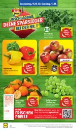 Gazetka promocyjna Lidl - Aktionsprospekt - Gazetka - ważna od 17.12 do 17.12.2022 - strona 40 - produkty: berliner, bio, discount, eis, elle, ente, feldsalat, mandarine, mandarinen, obst, Obst und Gemüse, paprika, reis, salat, Ti, trauben, und gemüse, wein