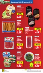 Gazetka promocyjna Lidl - Aktionsprospekt - Gazetka - ważna od 17.12 do 17.12.2022 - strona 44 - produkty: dulano, eis, fleisch, fleischsalat, fol epi, géramont, gin, grüne oliven, Käse, käsescheiben, kräuter, kräutern, lachs, lachsschinken, ndk, olive, oliven, Pommersche, preisvorteil, reis, rind, rinder, rügenwalder, rügenwalder mühle, salami, salat, Schal, Schale, schinken, tee, teewurst, Ti, wiener, wiener würstchen, wurst, würstchen