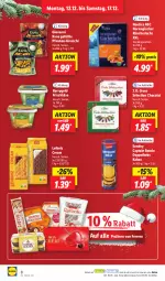 Gazetka promocyjna Lidl - Aktionsprospekt - Gazetka - ważna od 17.12 do 17.12.2022 - strona 8 - produkty: Cap, cola, elle, ferrero, frischkäse, giovanni rana, gnocchi, kakao, Käse, keks, kerrygold, lachs, leibniz, ndk, pfanne, pfannen, pralinen, Rana, Räucherlachs, rwe, salz, Schal, Schale, Sondey, teller, Ti