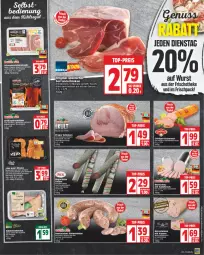 Gazetka promocyjna Edeka - Angebote der Woche - Gazetka - ważna od 05.08 do 05.08.2023 - strona 3 - produkty: auer, aufschnitt, Bau, Bauer, bio, braten, deka, dell, edeka bio, eis, ente, fleisch, Geflügel, grill, hähnchenschenkel, Hausmacher, henkel, HP, Kalbfleisch, knoblauch, LG, mac, marinade, mit kalbfleisch, mit knoblauch, mit paprika, mortadella, natur, nuss, paprika, pfanne, reis, Rückensteak, rückensteaks, saft, salami, schenkel, schinken, schnitten, schwein, schweine, schweinerücken, serrano, steak, steaks, tee, Ti, top-preis, wein, weine, wurst, ZTE