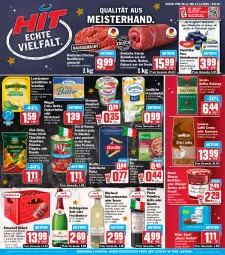 Gazetka promocyjna Hit - Wochenprospekt - Gazetka - ważna od 13.12 do 13.12.2025 - strona 1 - produkty: alkohol, almighur, almighurt, auto, barilla, Becher, beere, beeren, beutel, bonne maman, braten, butter, caffè crema, chio chips, chips, chipsfrisch, Donut, donuts, doppio passo, ecco, ehrmann, ehrmann almighurt, eis, erdnuss, espresso, flasche, fleisch, flippies, frucht, fruchtsecco, funny-frisch, glasflasche, grill, grillo, gulasch, hackfleisch, hackfleisch gemischt, heidelbeere, heidelbeeren, italienische pasta, jacobs, joghur, joghurt, jungbullen, kaffee, Käse, knorr, knorr fix, konfitüre, kuchen, kühlschrank, landliebe, landmilch, lavazza, leerdammer, mam, maybach, meggle, Meister, milch, nuss, obst, oder espresso, Ofen, oro di parma, passo, pasta, Pfannkuchen, primitivo, rebsortenweine, reis, reiss, rind, ritter, ritter sport, rosato, rotkäppchen, rouladen, salat, salate, Schal, Schale, schnittkäse, Schrank, schwein, schwein und rind, sekt, Sport, ssd, Streichzart, Ti, tisch, tomate, tomaten, vom schwein und rind, wein, weine, ZTE, zucker