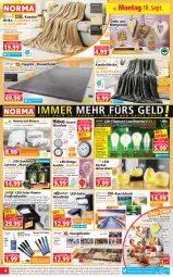 Gazetka promocyjna Norma - Norma - Gazetka - ważna od 25.09 do 25.09.2023 - strona 4 - produkty: apfel, auer, ball, batterie, batterien, Bau, Bebe, Bewegungssensor, blume, blumen, cashmere, decke, Dekofigur, dekoration, eis, elle, fernbedienung, flieder, gin, Hängeleuchte, Holz, kerze, Kette, kleber, kraft, Kugel, kugelschreiber, Kürbis, kuscheldecke, Lampe, laterne, latte, Läufer, LED-Hängeleuchte, leds, Leuchte, leuchtmittel, Liege, Luftballon, mango, Mode, ndk, reis, Ria, rum, rwe, SANTE, Schal, sekt, senf, Spektrum, Spezi, Spezialmarker, tablet, tablett, teppich, Ti, timer, tisch, uhr, wanduhr, wasser, Wichtel, ZTE