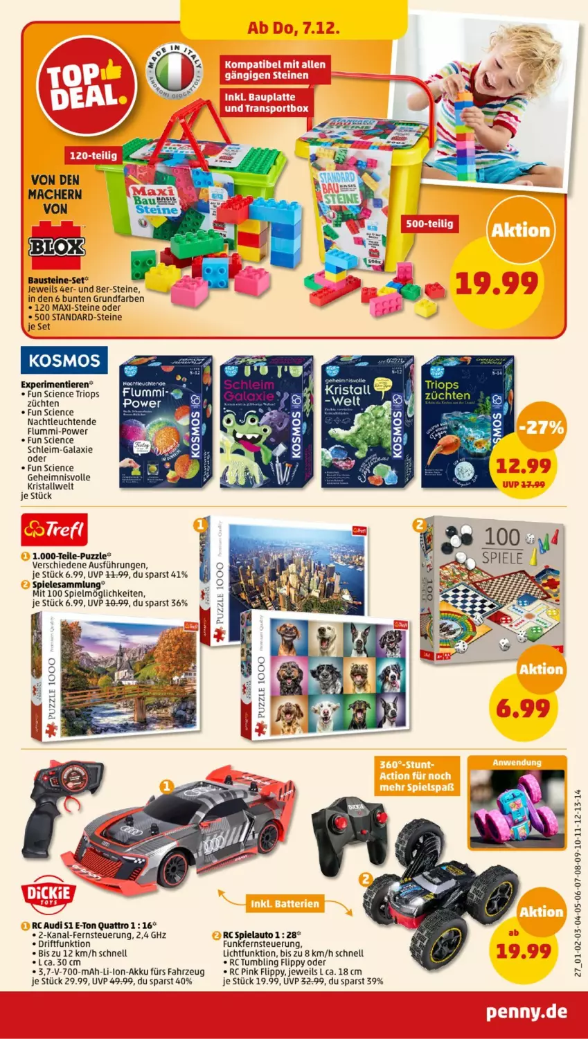 Aktueller Prospekt Penny - Prospekte - von 04.12 bis 09.12.2023 - strona 29 - produkty: akku, aust, auto, Bau, Cien, Leuchte, leuchten, li-ion-akku, mac, Puzzle, Spiele, tee, Ti, Tiere