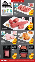 Gazetka promocyjna Penny - Prospekte - Gazetka - ważna od 09.12 do 09.12.2023 - strona 2 - produkty: apfel, beef, burger, eis, ente, fleisch, Geflügel, geflügelprodukte sind mit dem, gewürz, gin, jtc, kalbsschnitzel, kasseler, LG, pflaume, pflaumen, reis, rind, rindfleisch, schnitten, schnitzel, schwein, schweine, tee, Ti, wein, weine, ZTE