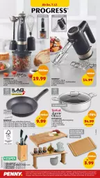 Gazetka promocyjna Penny - Prospekte - Gazetka - ważna od 09.12 do 09.12.2023 - strona 26 - produkty: Becher, bratpfanne, decke, Deckel, eis, Glasdeckel, handmixer, Holz, küche, Küchen, Küchenregal, latte, messer, messerblock, Mixer, pfanne, regal, schneidebrett, Signal, Ti