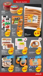 Gazetka promocyjna Penny - Prospekte - Gazetka - ważna od 09.12 do 09.12.2023 - strona 3 - produkty: Blüte, böklunder, burger, eis, fleisch, fleischwurst, Käse, kräuter, regensburger, schinken, Ti, wiener, wurst