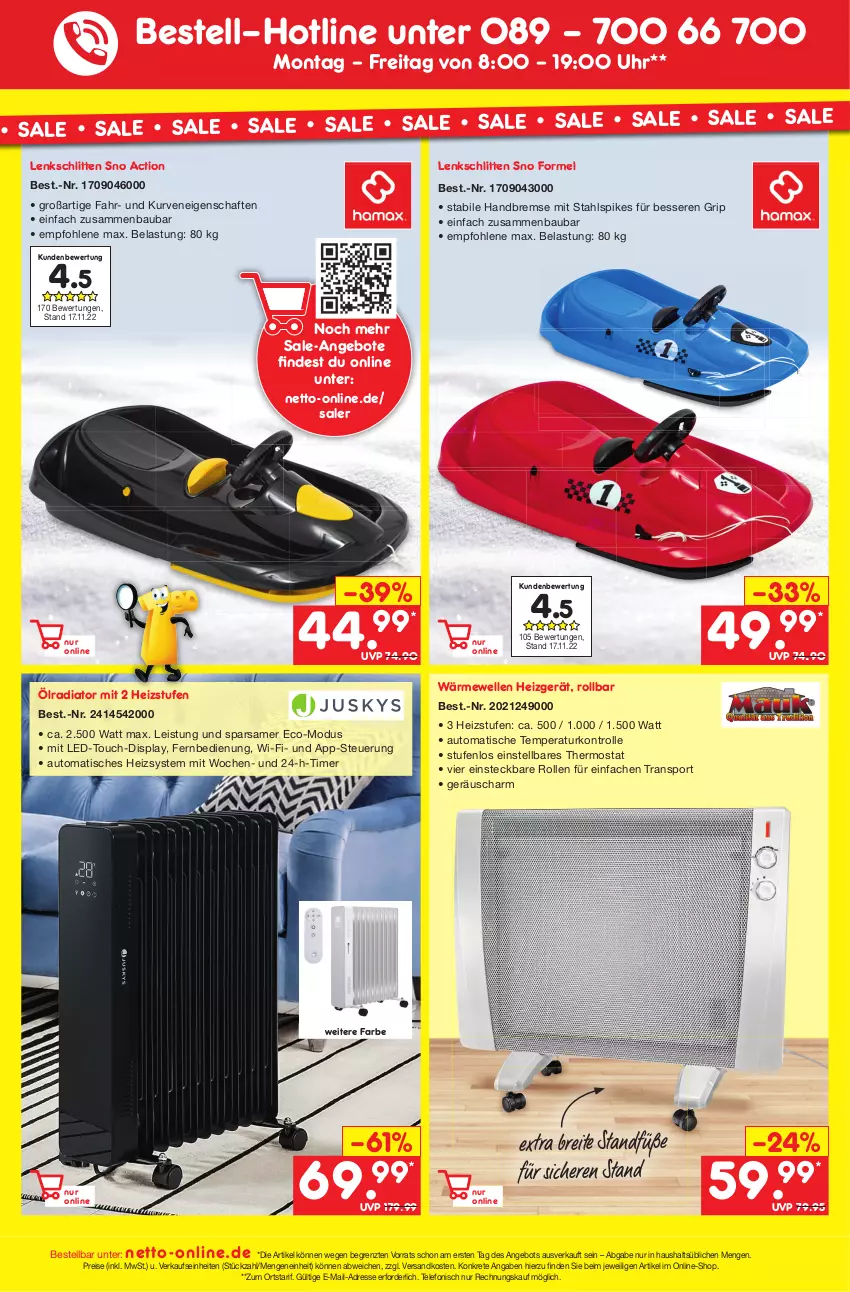 Aktueller Prospekt Netto Marken-Discount - Filial-Angebote - von 02.01 bis 07.01.2023 - strona 47 - produkty: angebot, angebote, auto, Bau, Brei, eis, elle, fernbedienung, ndk, reis, Schlitten, Sport, telefon, thermostat, Ti, timer, tisch, uhr, ZTE