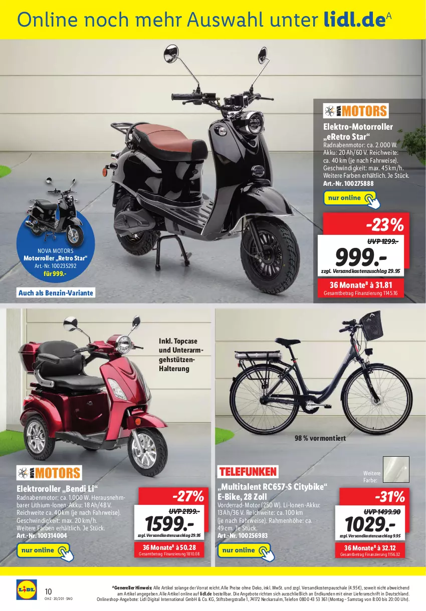 Aktueller Prospekt Lidl - Onlineshop-Highlights der Woche - von 17.05 bis 23.05.2021 - strona 10