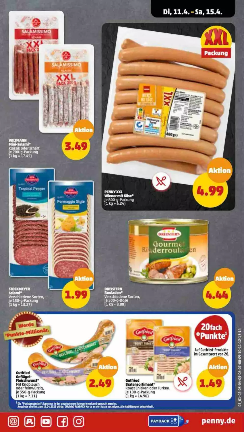 Aktueller Prospekt Penny - Prospekte - von 10.04 bis 15.04.2023 - strona 5 - produkty: gutfried, Käse, knoblauch, mit knoblauch, tee, wiener