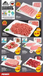 Gazetka promocyjna Penny - Prospekte - Gazetka - ważna od 15.04 do 15.04.2023 - strona 4 - produkty: eis, ente, fleisch, Fleischspieße, Frische Hähnchen, Geflügel, geflügelprodukte sind mit dem, geschnetzeltes, jungbullen, minutenschnitzel, mit zwiebeln, paprika, rind, rinder, rindfleisch, schnitzel, schwein, schweine, tee, Ti, wein, weine, Zelt, zwiebel, zwiebeln