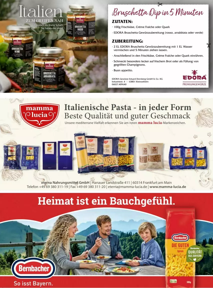 Aktueller Prospekt Vmarkt - Prospekte - von 18.03 bis 01.04.2026 - strona 11 - produkty: Abba, arrabbiata, auer, bernbacher, brot, champignon, champignons, creme, dip, erde, frischkäse, gewürz, grill, italienische pasta, Käse, mac, mam, pasta, quark, telefon, Ti, wasser