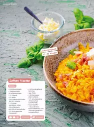 Gazetka promocyjna Vmarkt - Prospekte - Gazetka - ważna od 01.04 do 01.04.2026 - strona 18 - produkty: Anrichte, basilikum, Brühe, butter, eis, frischkäse, Gemüsebrühe, Käse, knoblauch, leine, mascarpone, olive, oliven, olivenöl, parmaschinken, pfeffer, reis, risotto, Safran, saft, salz, Schal, Schale, schinken, wein, Weißwein, zitrone, zitronen, zitronensaft, zwiebel, zwiebeln