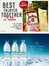 Gazetka promocyjna Vmarkt - Prospekte - Gazetka - ważna od 01.04 do 01.04.2026 - strona 45 - produkty: adelholzener, Alwa, eis, eiswürfel, gin, ginger, ginger ale, Holz, jim beam, kraft, lack, mineralwasser, wasser, würfel