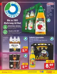 Gazetka promocyjna Netto Marken-Discount - Filial-Angebote - Gazetka - ważna od 30.09 do 30.09.2023 - strona 19 - produkty: alkohol, angebot, apfel, Apfeldirektsaft, apfelsaft, auer, bestpreis, corona, corona extra, direktsaft, eis, elle, flasche, getränk, karamalz, kirsch, limo, limonade, limonaden, malz, natur, orange, rama, reis, rwe, saft, säfte, Ti, ZTE