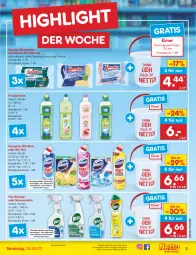 Gazetka promocyjna Netto Marken-Discount - Filial-Angebote - Gazetka - ważna od 30.09 do 30.09.2023 - strona 3 - produkty: angebot, bestpreis, bio, biozidprodukte, domestos, eimer, eis, Heu, milch, Rauch, reiniger, Reinigung, reis, rwe, scheuermilch, spontex, spülmittel, Ti, wc-gel, ZTE