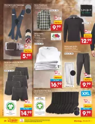 Gazetka promocyjna Netto Marken-Discount - Filial-Angebote - Gazetka - ważna od 30.09 do 30.09.2023 - strona 30 - produkty: Bau, baumwolle, bio, eis, hemd, hose, hosen, ndk, reis, retroshorts, Ria, shirt, shorts, socken, T-Shirt, Ti, wolle, zipper