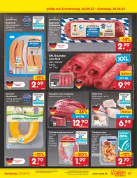 Gazetka promocyjna Netto Marken-Discount - Filial-Angebote - Gazetka - ważna od 30.09 do 30.09.2023 - strona 39 - produkty: angebot, aqua, beef, bestpreis, bockwurst, buch, eis, fleisch, fleischwurst, Holz, jungbullen, Mett, mettwurst, pute, reis, rind, ring, roastbeef, rouladen, salami, salz, Schal, Schale, schinken, schinkenfleischwurst, Ti, wurst, wurst in selbstbedienung, ZTE, zwiebel, zwiebelmettwurst