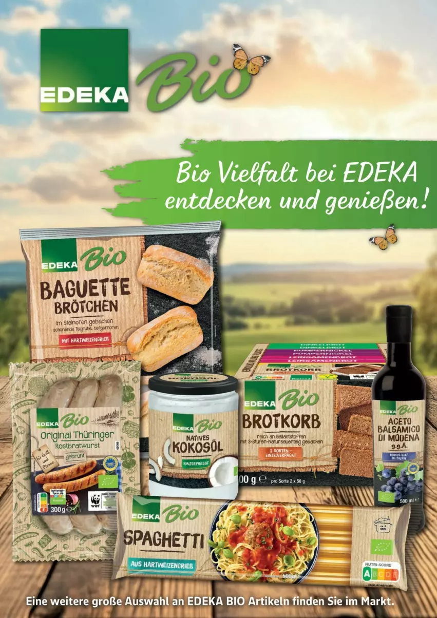 Aktueller Prospekt Edeka - Prospekte - von 09.06 bis 14.06.2025 - strona 21 - produkty: baguette, balsam, balsamico, bio, brot, brötchen, Brotkorb, geback, gin, kokos, korb, Mode, Ofen, original thüringer, ring, steinofen, Ti